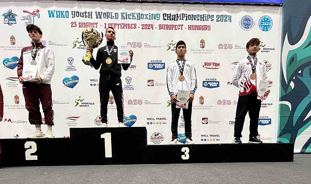 İlkadımlı sporcu kick boksta dünya 3’üncüsü oldu