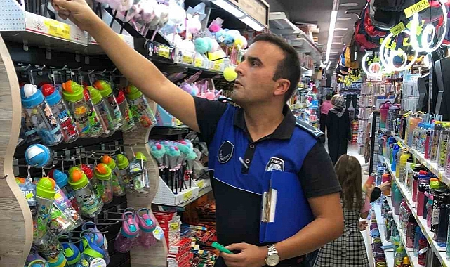 İnegöl’de kırtasiyeler mercek altında