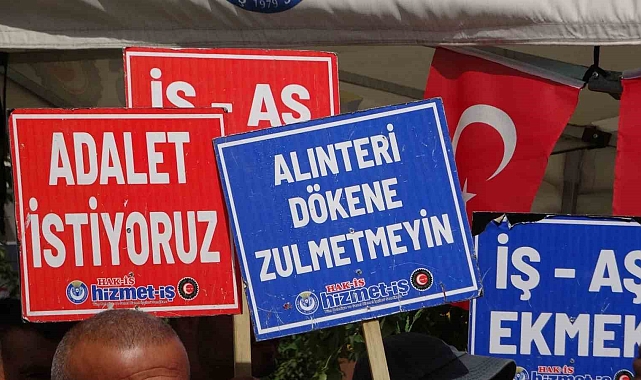 İşçilerin eylemi devam ediyor