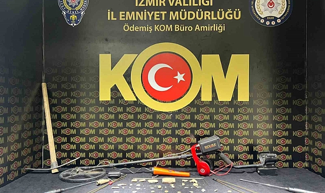 İzmir’de tarihi eser kaçakçısına operasyon