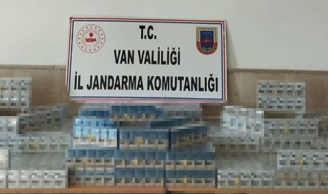 Jandarma 11 bin 972 paket kaçak sigara ele geçirildi