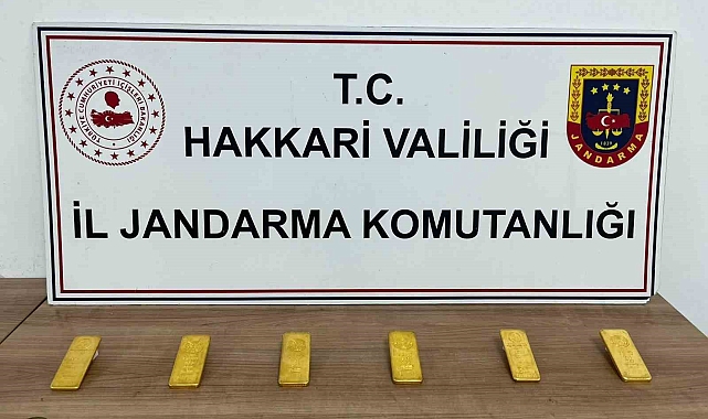 Kaçakçılara Darbe ''6 kilo külçe altın ele geçirildi''