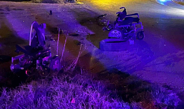 Kahramanmaraş’ta kamyonet engelli araçlarına çarptı: 1 ölü, 2 yaralı
