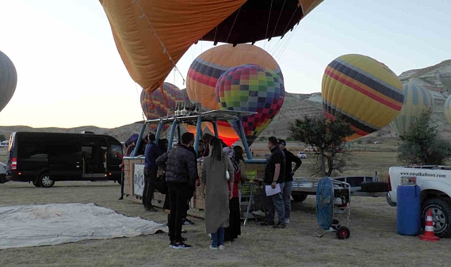 Kapadokya’da balon turları iptal edildi