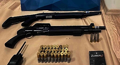 Kars'ta operasyon telsiz ve silah ele geçirildi