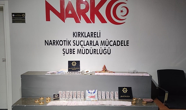 Kırklareli’nde uyuşturucu operasyonu: Polisleri görünce maddeleri tuvalete attı