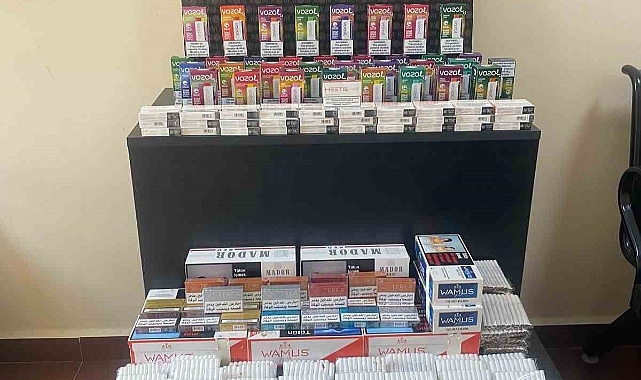 Kuşadası’nda kaçak sigara operasyonu
