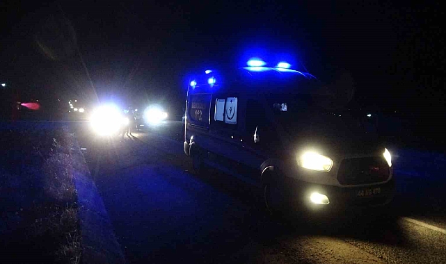 Malatya'da hurdaya dönen Tofaş'tan burnu bile kanamadan çıktı