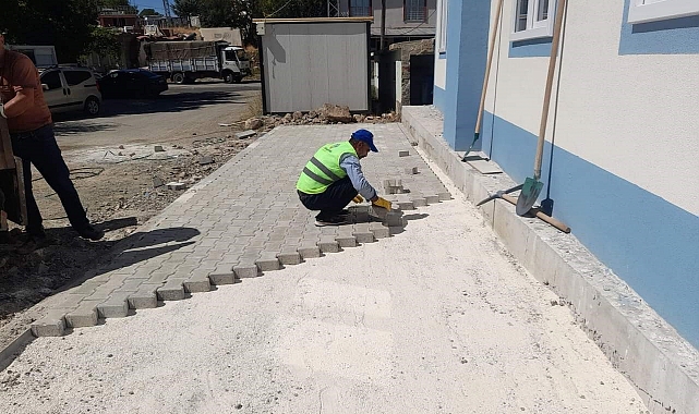 Malatya'nın Doğanşehir ilçesinde altyapı çalışmaları devam ediyor