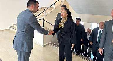 Milletvekili Kilerci’den Diyadin Kaymakamı Karali’ye ziyaret