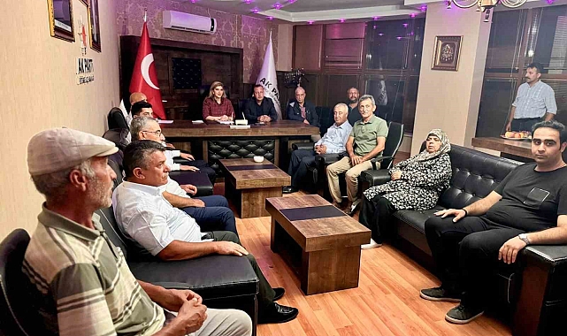 Milletvekili Ölmeztoprak Pütürge'de temaslarda bulundu