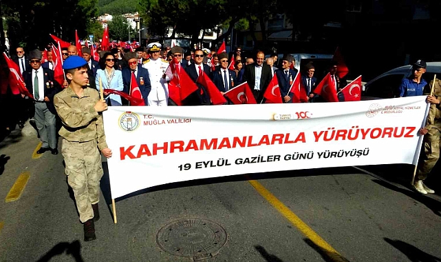 Muğla’da 19 Eylül Gaziler Günü coşkuyla kutlandı