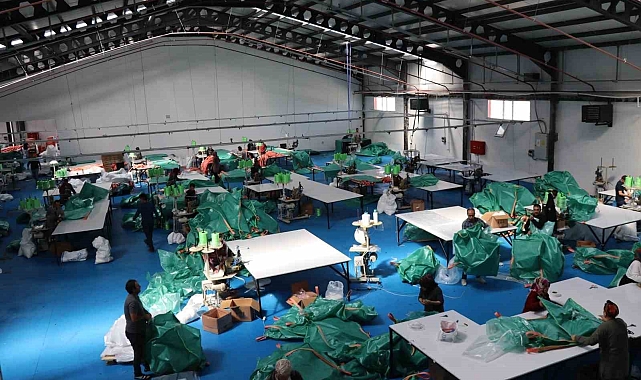 Oltu Çuval Fabrikası Almanya'ya ihracat yapmaya başladı