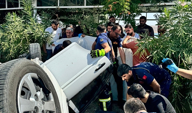 Otomobil şarampole yuvarlandı: 2 ölü