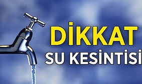 Patnos Belediyesinden Su Kesintisi Uyarısı!