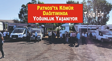 Patnos'ta Kömür Dağıtımında Yoğunluk Yaşanıyor