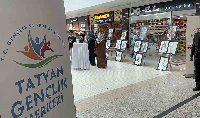 "Resim sergisi" açıldı Tatvan'da
