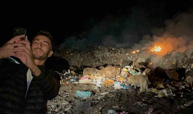 Sarıkamış'ta ayılarla tehlikeli selfie