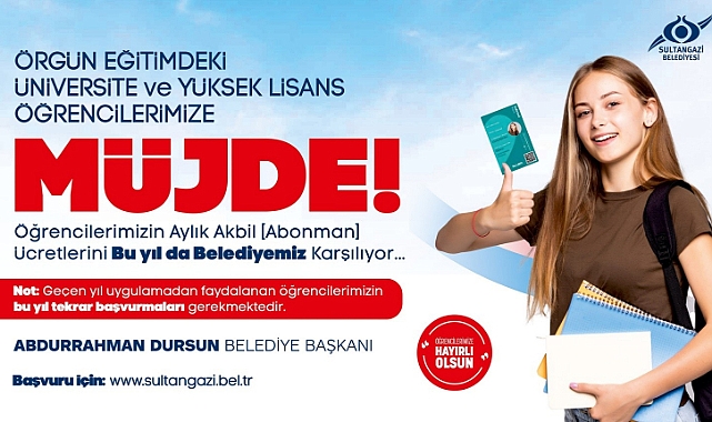 Sultangazi Belediyesi’den gençlere destek