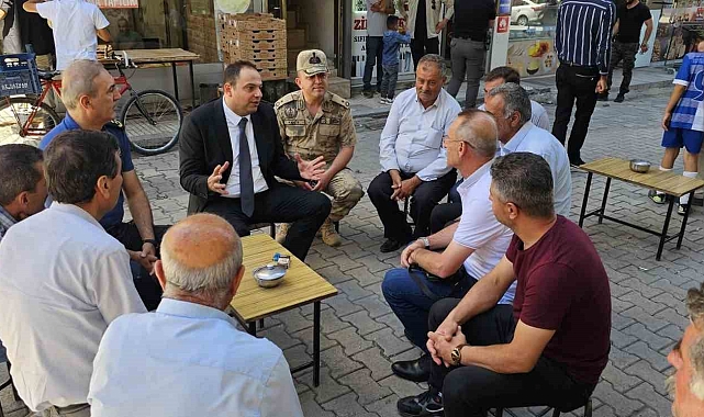 Tatvan Kaymakamı Demir'den esnaf ziyareti