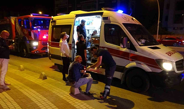 Trafik Kazası 1'i polis 4 kişi yaralandı