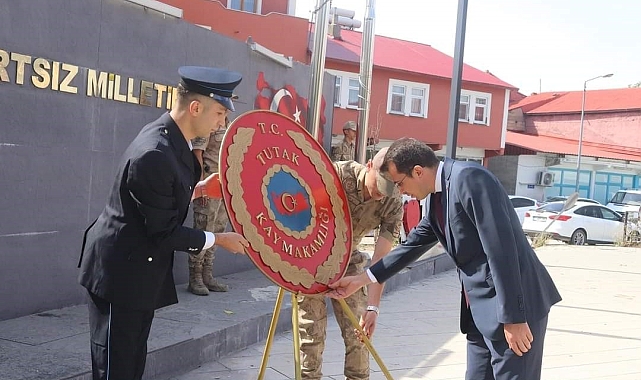 Tutak'ta gaziler günü kutladı