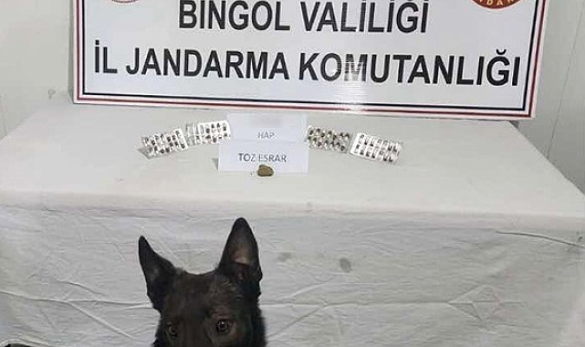 Yol Kontrol Noktasında Uyuşturucu madde ele geçirildi