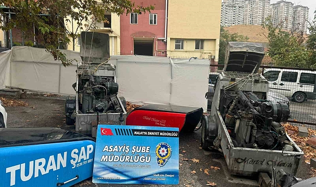 3 ay önce çalınan milyonluk şap makineleri bulundu