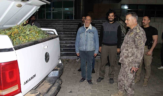 542 kilo esrar ele geçirildi
