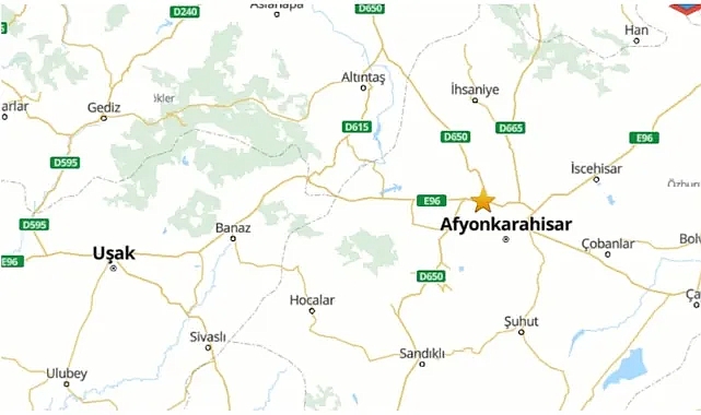 AFAD duyurdu: Afyonkarahisar'da deprem oldu