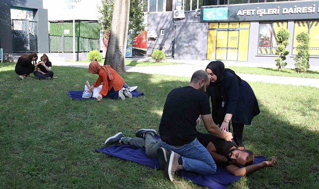 Afet İşleri personeline ilk yardım eğitimi