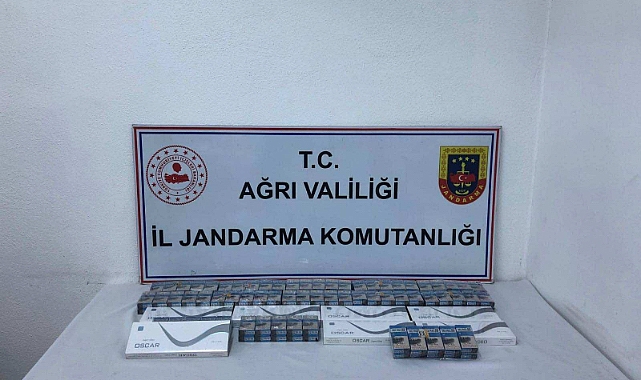 Ağrı'da kaçak sigara operasyonu: 530 paket kaçak sigara ele geçirildi 