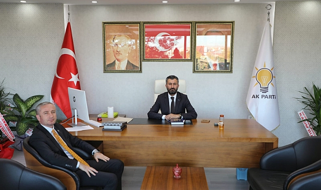 Ağrı Milli Eğitim Müdürü Kökrek’ten AK Parti İl Başkanı Yıldız’a ziyaret
