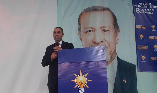 Ağrı’nın Eleşkirt ilçesinde Ak Parti ilçe başkanlığı olağan kongresi yapıldı.