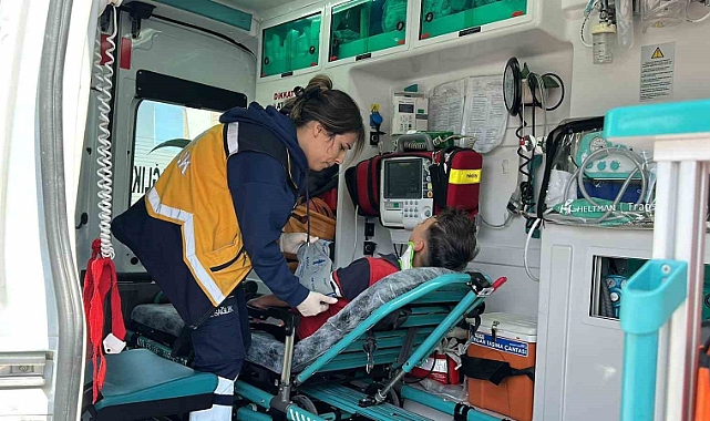 Aksaray’da hafif ticari araç ile bisiklet çarpıştı: 1 yaralı