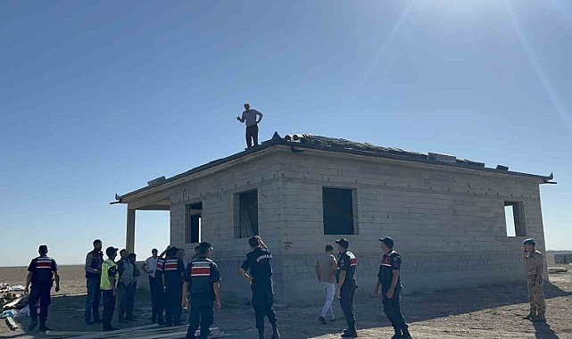 Aksaray’da kaçak yapılaşmada olaylı yıkım