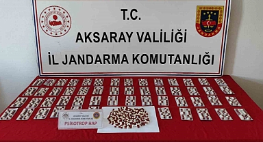 Aksaray’da uyuşturucu hap operasyonu: 1 tutuklama