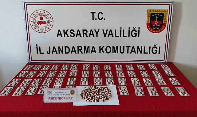 Aksaray’da uyuşturucu hap operasyonu: 1 tutuklama