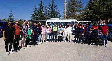 Akyurt İlçe Jandarma Komutanlığı, Engelsiz Yaşam Merkezi öğrencilerini ağırladı