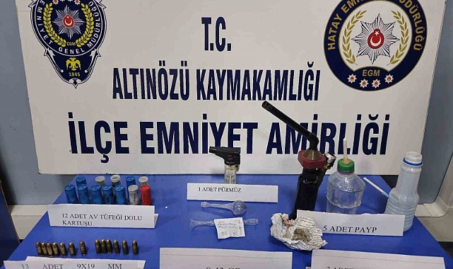 Altınözü’nde uyuşturucu operasyonu