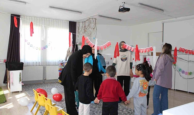 Anaokulunda Cumhuriyet coşkusu görülmeye değer