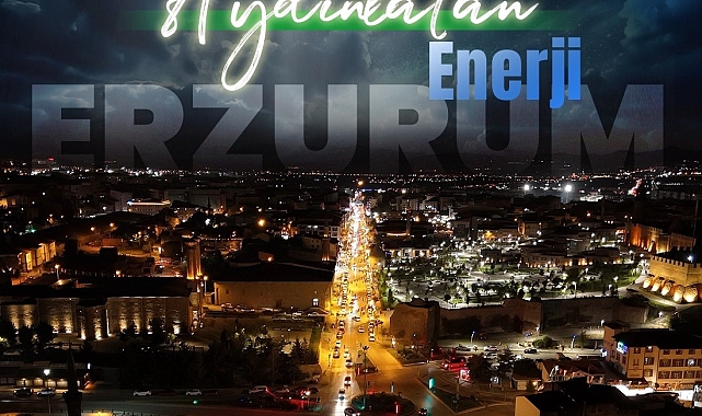 Aras elektrik şehri aydınlatıyor