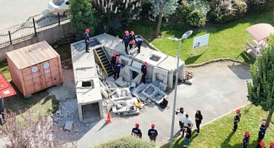 Arnavutköy’de gerçeğini aratmayan tatbikat
