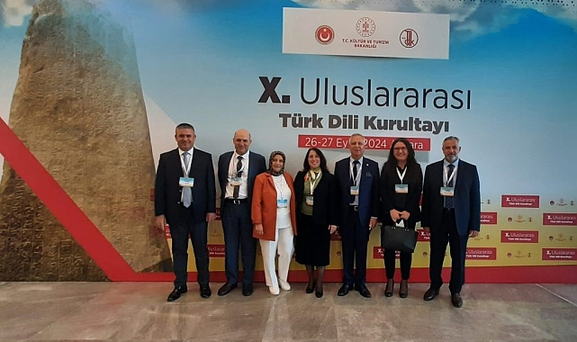 Atatürk Üniversitesi X. Uluslararası Türk Dili Kurultayı'na katılım
