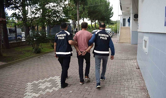 Bafra’da hırsızlık suçundan aranan şahıs yakalandı