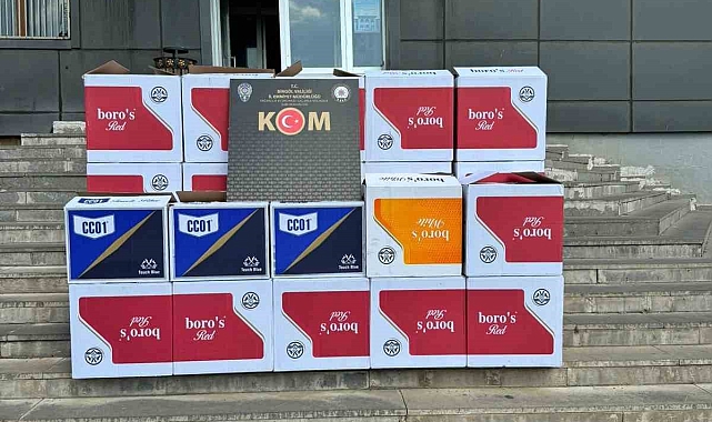 Bingöl'de 280 bin dal makaron ele geçirildi