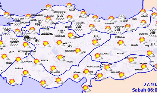 Bugün yurt genelinde hava sıcaklıkları nasıl olacak?