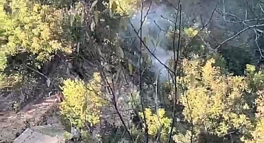 Çocuklar Şeyh Edebali Türbesi yerleşkesinde yangın çıkardı