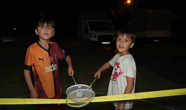 Çocuklar spora doydu