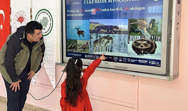 Çocuklara doğa ve hayvanları korumanın önemi anlatıldı